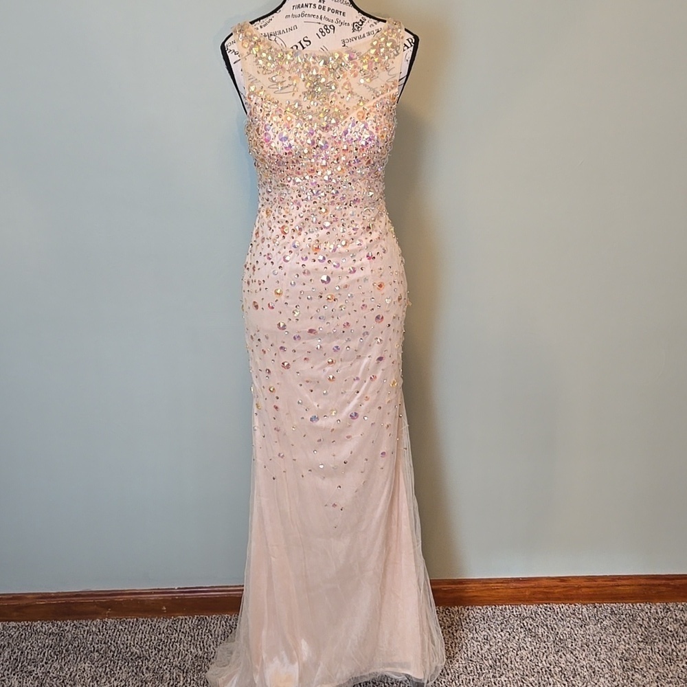 Beaded Prom Dress - Picture 1 of 8